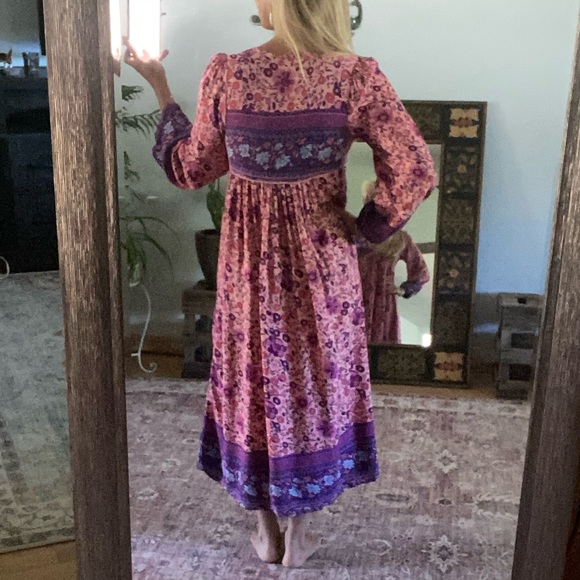 Spell Imitation Folktown Boho Gown in Blossom - Picture 16 of 16